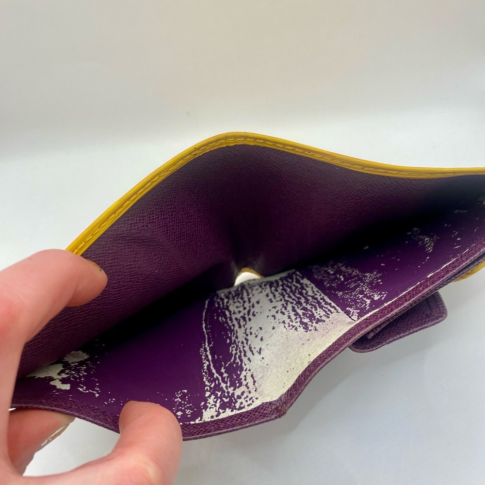 Louis Vuitton Yellow Wallet - Picture 5 of 9